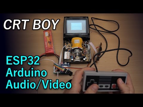 CRT BOY: The Circuit [ESP32, CRT, Retro]