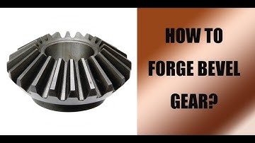 How the bevel gear are made? Electric screw press automatic forging line