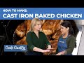 How to Make Crispy-Skinned Cast-Iron Baked Chicken