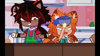 Shadow and Marine bakes together Gacha Club Sonic the hedgehog