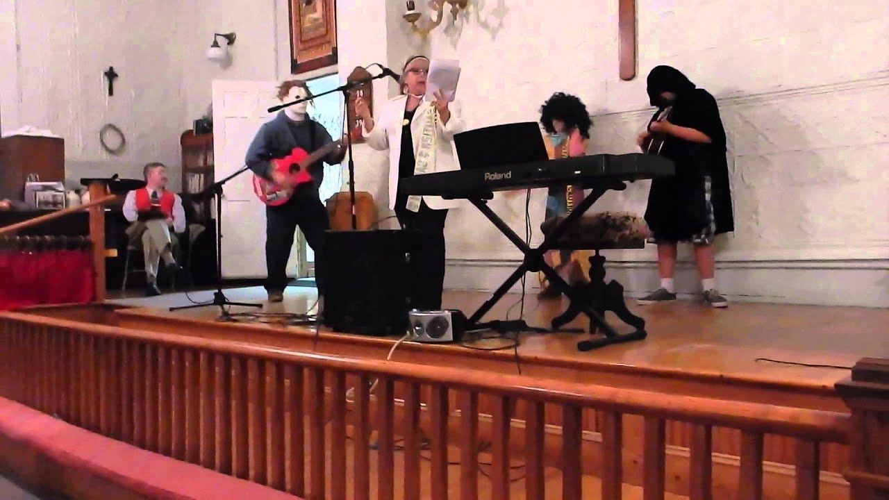 Donna Moran and family at Waits River, VT variety show, 10-17-2015