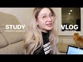 STUDY VLOG: готовлюсь к экзаменам и пишу курсовую