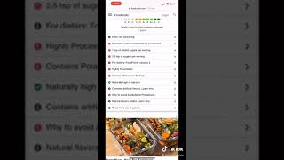 Crazy app to find sketchy ingredients hiding in your food 🤯 #healthy #healthylifestyle #healthymind screenshot 4