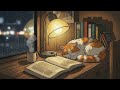 Rainy Night at the Window – 3.5 Hours of Cozy Cat Ambience to Fall Asleep Fast