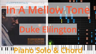 🎹Solo &amp; Chord, In A Mellow Tone, Duke Ellington, Synthesia Piano