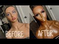 BEFORE AND AFTER | MANNEQUIN TRANSFORMATION