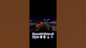 Trains at Day VS Night? The answer is Night #scr #stepfordcountyrailway #trains #railway #roblox