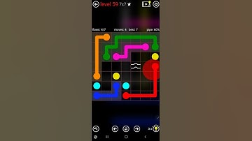 How To Solve Flow Free Bridges Challenge Pack Level 59 7x7 Board Walk Through Solution Walkthrough