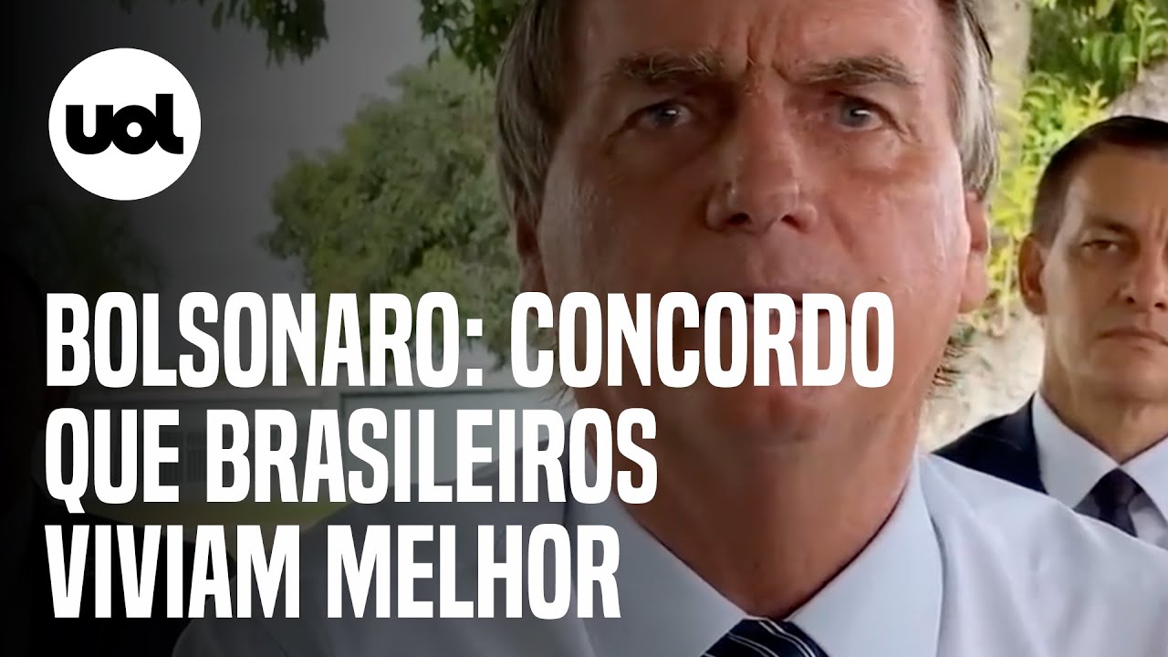 Bolsonaro diz que os brasileiros viviam melhor no governo Lula Bolsonaro diz que os brasileiros viviam melhor no governo Lula