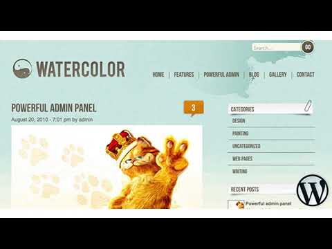 Watercolor WordPress | Themeforest Website Templates and Themes