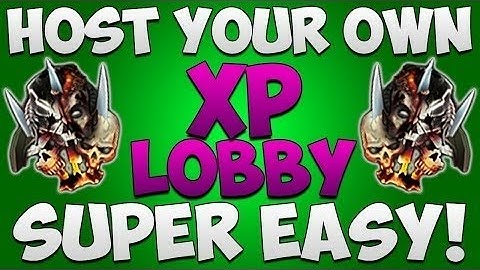 Black Ops 2 Glitches- HOW TO HOST YOUR OWN BOT EXP LOBBY (Working in February 2016!!)