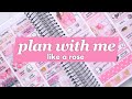 PLAN WITH ME | Like A Rose (Plannerface) 💕 Valentine's week!
