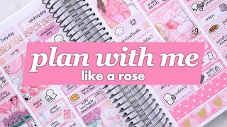 PLAN WITH ME | Like A Rose (Plannerface) 💕 Valentine's week!