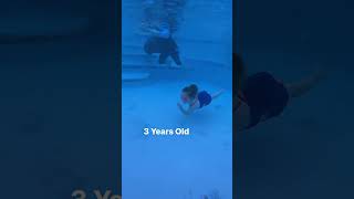 Amazing 3 Year Old Swimmer! #learntoswim #3yearsold #shorts