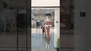 Frameless swing door #glassdoor #frameless