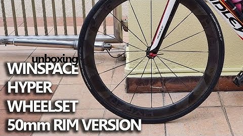 Winspace Hyper Wheelset Rim Brake 50mm Unboxing