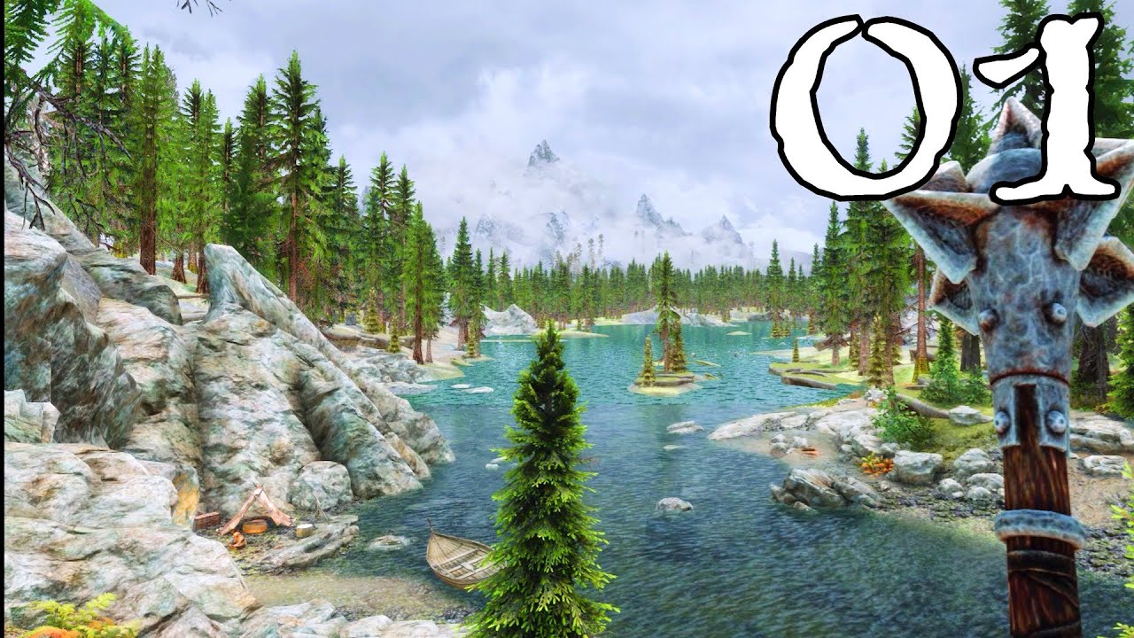 Skyrim - Part 1 -10 years later! (MY FIRST EVER Heavily Modded "2021 ...