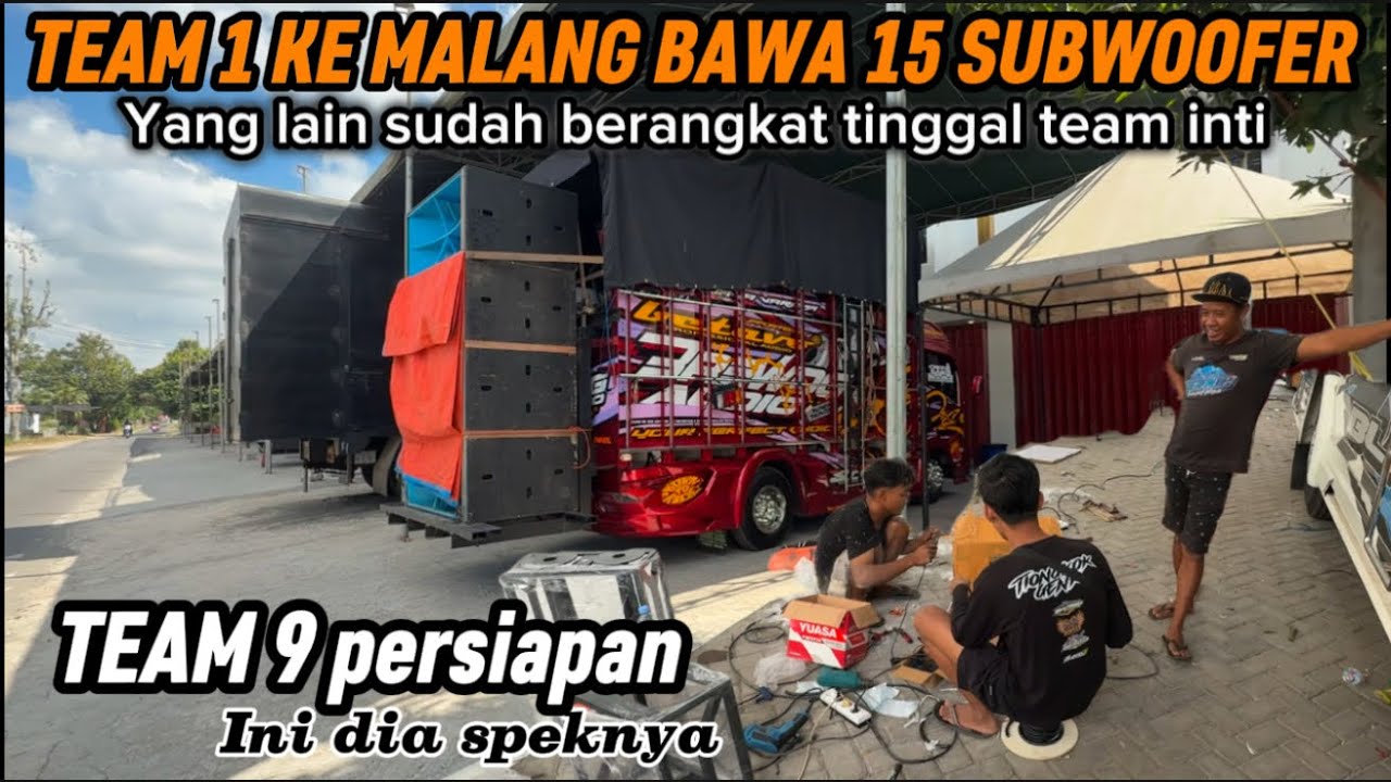 TEAM 1 ke malang bawa 15 sub🔥yang lain sudah berangkat tinggal team inti - team 9 persiapan ini dia