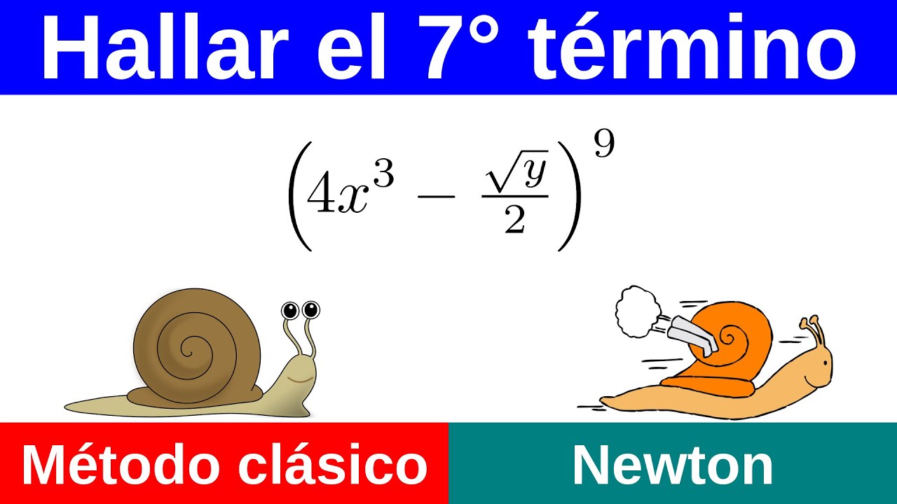 Cálculo de un término cualquiera del binomio de Newton
