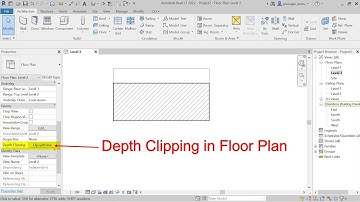 Depth clipping and Far clipping in Revit