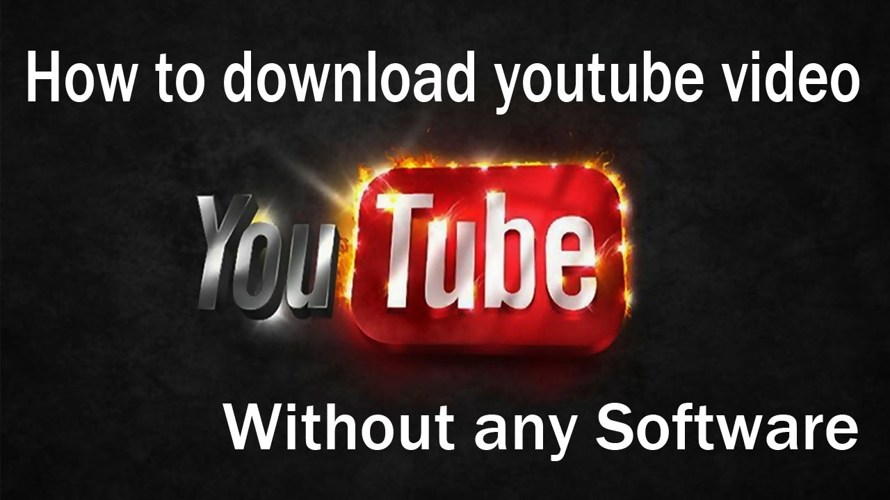 How to download youtube video without any software - YouTube