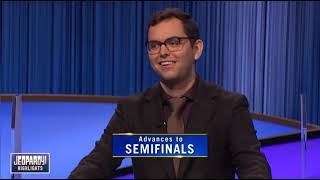 Jeopardy 2022 Tournament of Champions Quarterfinals Game 3