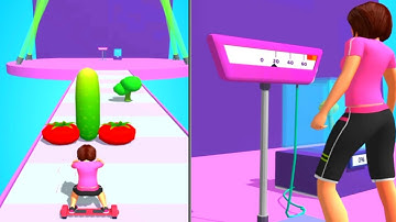 Fatty Run 3D 🍅🥒🤢 Levels Gameplay Trailer Android,ios #Shorts #Fatty_Run_3D
