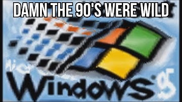 Windows 95 Startup and Shutdown Sounds In Content Aware Scale