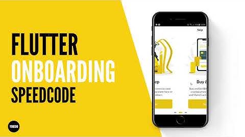Flutter UI | Flutter Onboarding UI - Flutter Tutorial