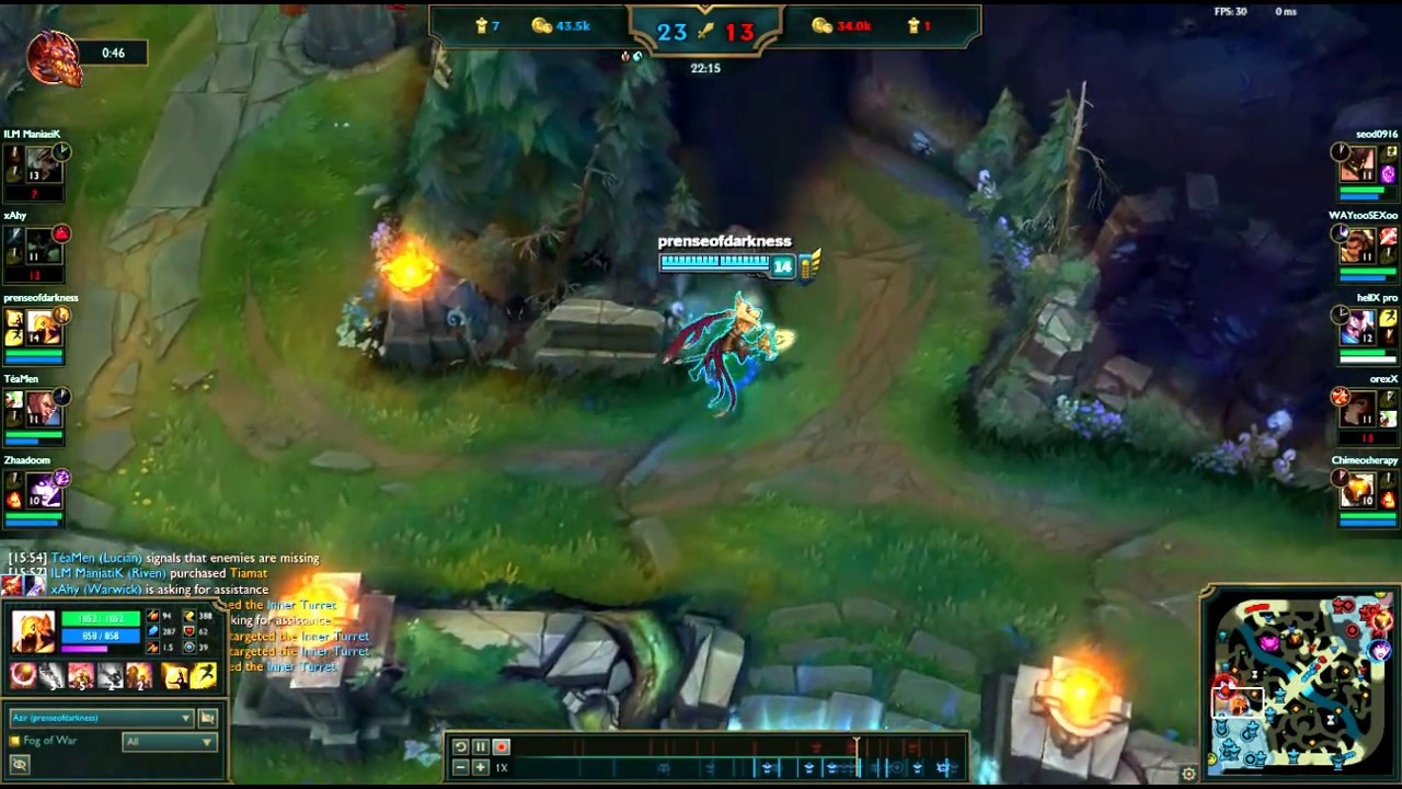 Azir plays on my bronze smurf - League Of Legends-patch 7.6