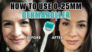 HOW TO USE DERMAROLLER 0.25mm - step by step guide
