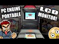 PC Engine Portable LCD Monitor UNBOX & TEST  #pcengine #videogames