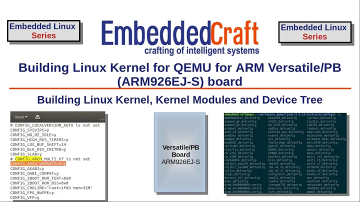 Building Linux Kernel for QEMU for ARM Board