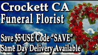Crockett CA Funeral Flowers | Save $5 Use Code "SAVE" | Sympathy Flowers in Crockett, CA