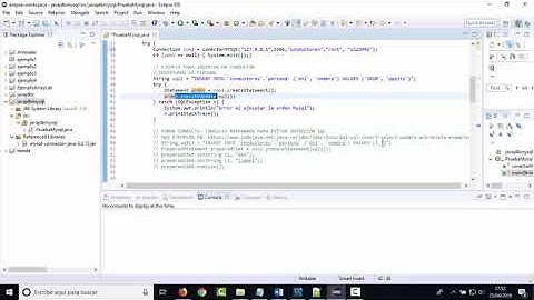 ejemplo de java jdbc Mysql