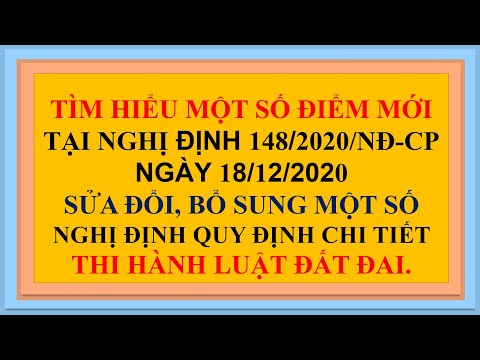 Video Chuyên đề về Nghị định 148 2020 NĐ CP 27 03 2022 - youtube