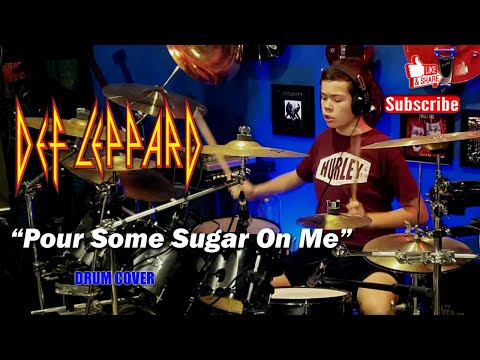 def-leppard-"pour-some-sugar-on-me"-(drum-cover)-by:-adam-mc---15-year-old-kid-drummer