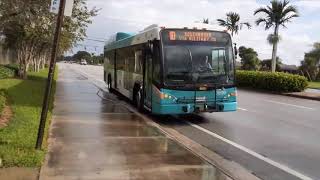Palm Tran: 2008 Gillig Low Floor BRT Hybrid #0809 On Route 10 @ Military Trail & Perry Circle