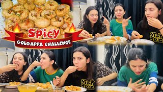 Challenge main Rabbia ny ki cheating | Spiciest 🌶️ golgappa challenge | Hira Faisal