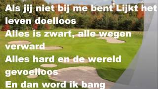 Video thumbnail of "sanne - je voetstap met lyrics"