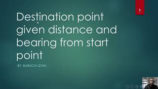 Cesium.js Tutorial: Destination point given distance and bearing from start point