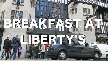 Breakfast at Liberty's London + Art Fabrics & Hahavaianas