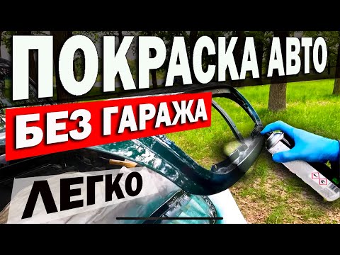 Покраска авто в лесу, с комарами.