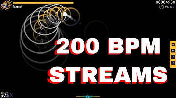 Blue Zenith 200 BPM Stream GODMODE - Osu!