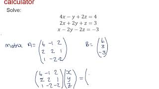 OCR Pure Core: Matrices 5-2
