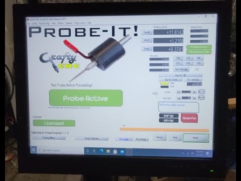Probe It! - G0704 CNC Touch probe setup - repeatability test - YouTube