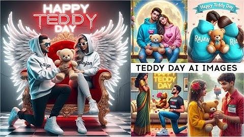 How to Create 3D Ai Happy Teddy Day 🧸 Image Creator | Teddy Day Photo Editing | Bing Image Creator