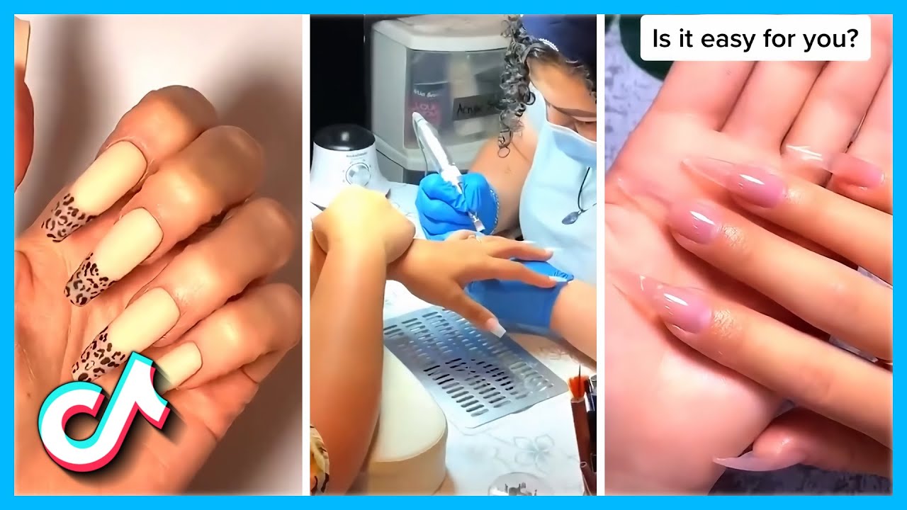Lovely Nail Art Designs Nail Art Techniques Tik Tok Compilation (2021)