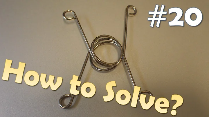 Can you solve this brain teaser? Metal puzzle solution - Part 20 - Omega Shape