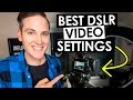 Best dslr settings for